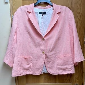 Talbots linen jacket, 24